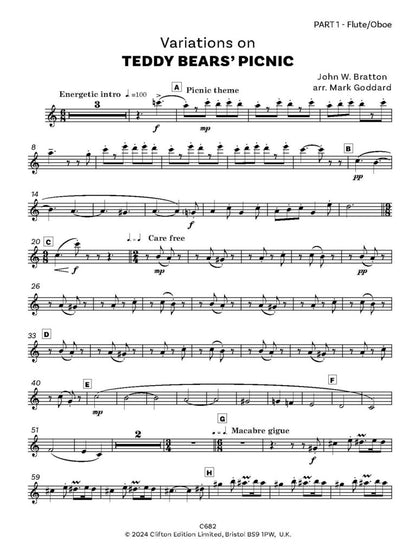 Variations on Teddy Bears’ Picnic - Flexible Wind Ensemble - Digital Download