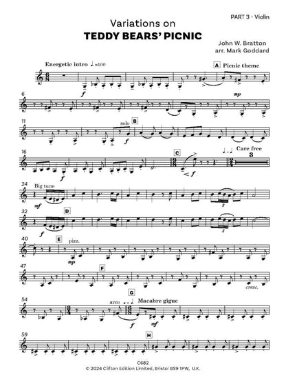 Variations on Teddy Bears’ Picnic - Flexible Wind Ensemble - Digital Download