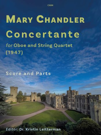 Chandler Mary  ed: Kristin Concertante  for oboe and string quartet Score and parts  - Digital Download