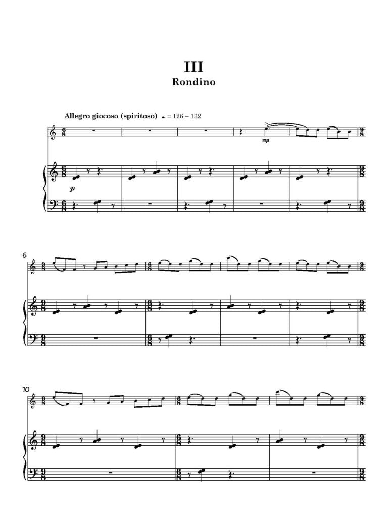 Chandler Mary  ed: Kristin  - Concertino (Piano Reduction) - Digital Download