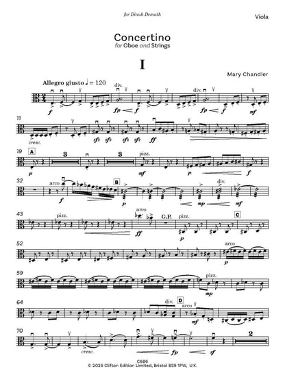 Chandler Mary  ed: Kristin  - Concertino (Score and Parts) - Digital Download