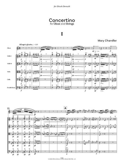 Chandler Mary  ed: Kristin  - Concertino (Score and Parts) - Digital Download