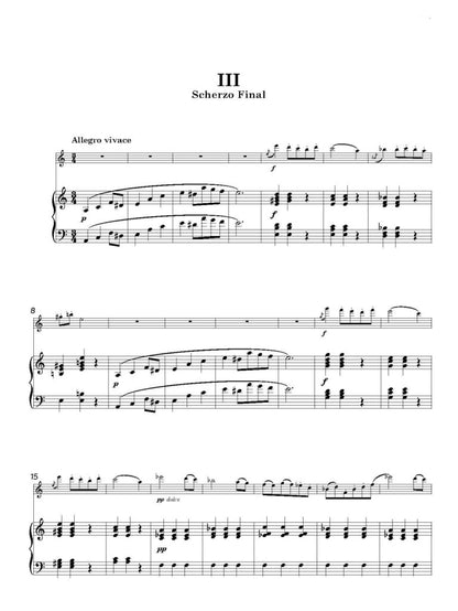 Demersseman  - Sonata No 2 for flute and piano - Digital Download