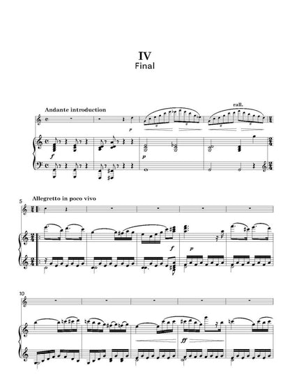 Demersseman  - Sonata No 3 for flute and piano - Digital Download