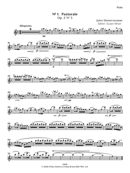 Jules Demersseman ed. Susan Milan Showpieces Vol 1 for flute and piano - Digital Download