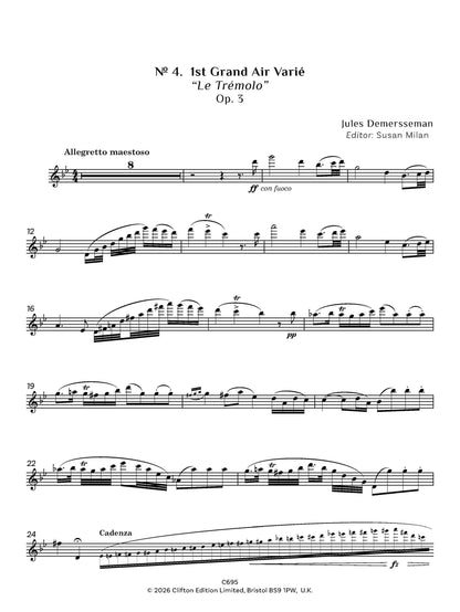 Jules Demersseman ed. Susan Milan Showpieces Vol 1 for flute and piano - Digital Download
