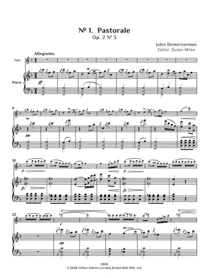 Jules Demersseman ed. Susan Milan Showpieces Vol 1 for flute and piano - Digital Download