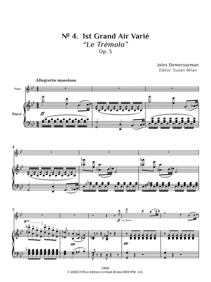 Jules Demersseman ed. Susan Milan Showpieces Vol 1 for flute and piano - Digital Download