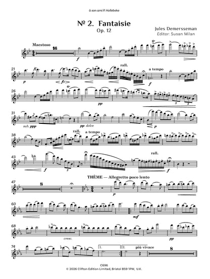 Jules Demersseman ed. Susan Milan Showpieces Vol 2 for flute and piano - Digital Download