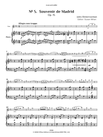 Jules Demersseman ed. Susan Milan Showpieces Vol 2 for flute and piano - Digital Download