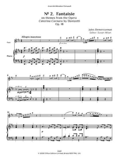 Jules Demersseman ed. Susan Milan Showpieces Vol 3 for flute and piano - Digital Download