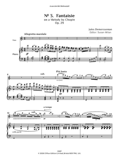 Jules Demersseman ed. Susan Milan Showpieces Vol 3 for flute and piano - Digital Download