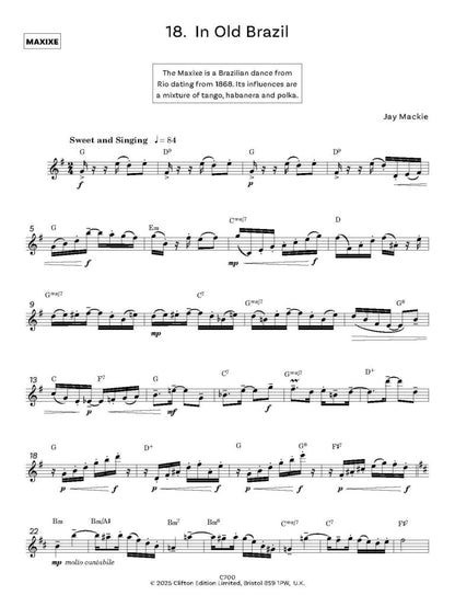 Mackie, Jason  - Latin Workout 20 Progressive Studies for Flute - Digital Download