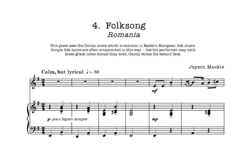 Mackie, Jason - Around the World with My Recorder - Digital Download