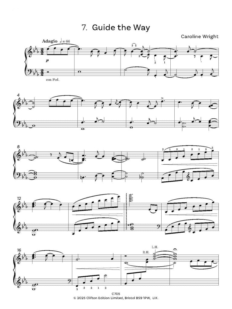 Wright, Caroline - Onwards and Upwards for solo piano - Digital Download