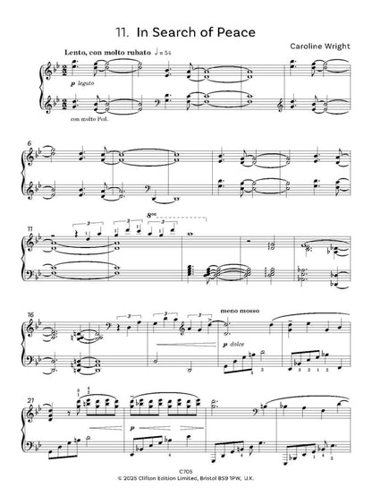 Wright, Caroline - Onwards and Upwards for solo piano - Digital Download