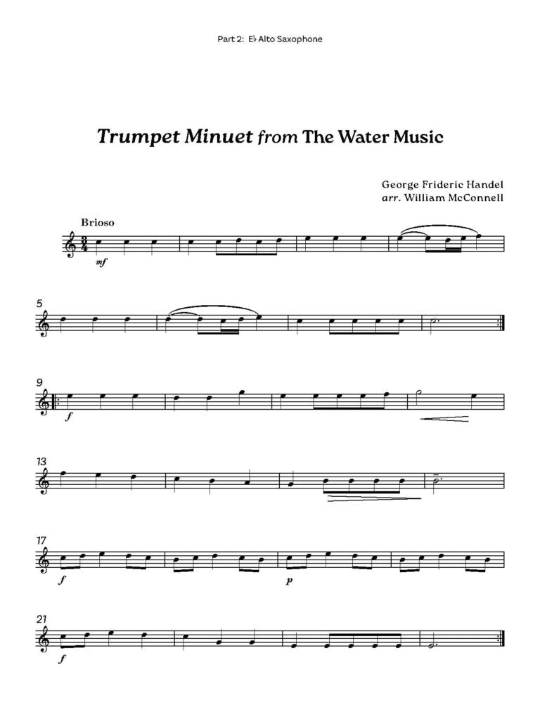 Baroque Saxes: Book 1 for two/three Saxophones (Grade 1) - Digital Download