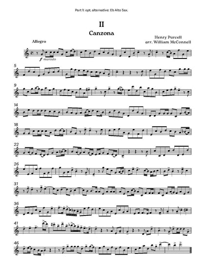 Baroque Saxes: Book 4 for two/three Saxophones (Grade 4+) - Digital Download