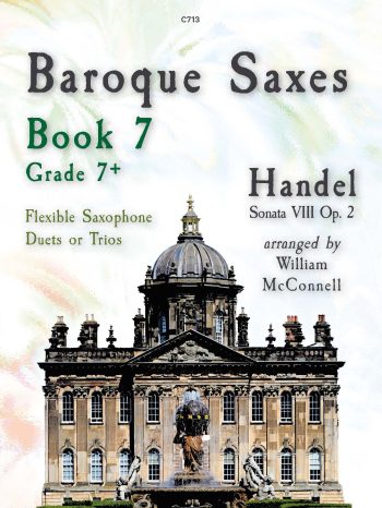 Baroque Saxes: Book 7 for two/three Saxophones (Grade 7+) - Digital Download