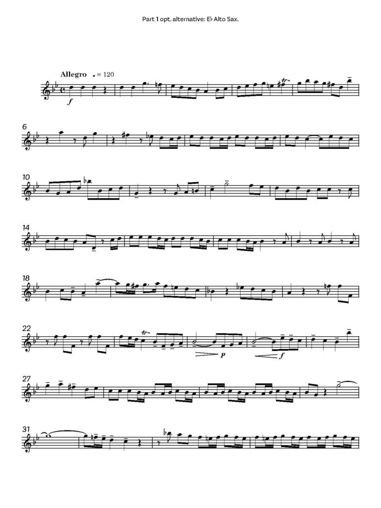 Baroque Saxes: Book 7 for two/three Saxophones (Grade 7+) - Digital Download