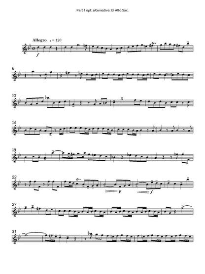 Baroque Saxes: Book 7 for two/three Saxophones (Grade 7+) - Digital Download