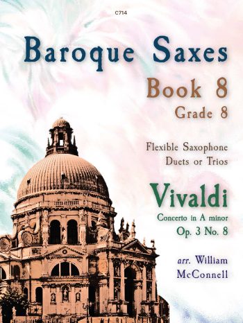 Baroque Saxes: Book 8 for two/three Saxophones (Grade 8+) - Digital Download