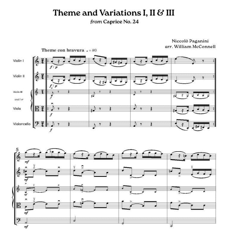 1st Position String Quartet: Romantic - Digital Download