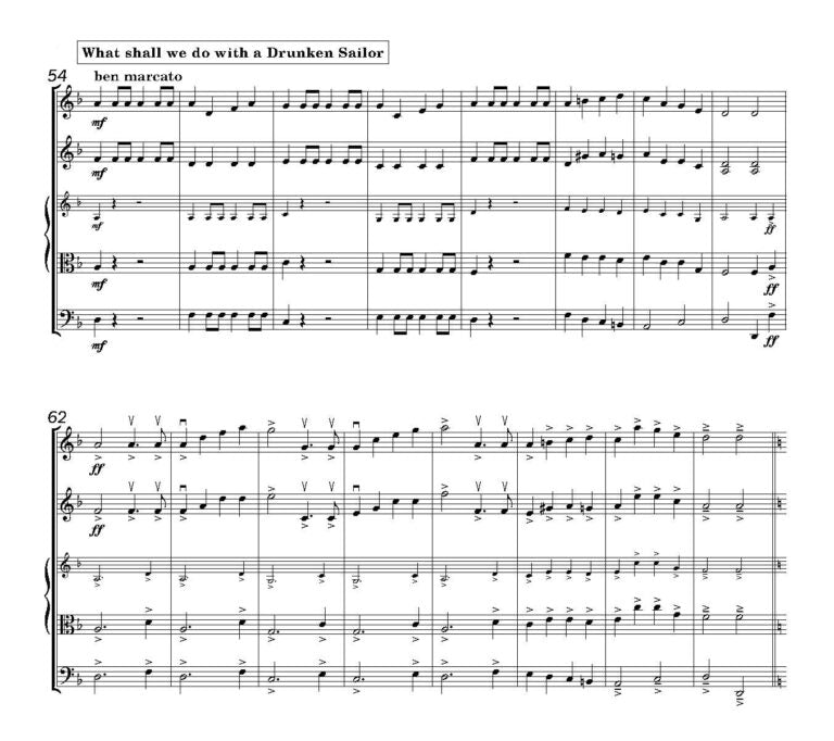 1st Position String Quartet: Traditional Sea Shanties - Digital Download