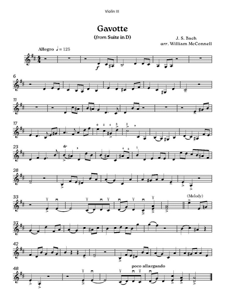 1st & 3rd Position String Quartet: Baroque - Digital Download