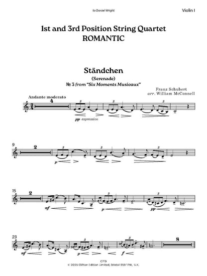 1st & 3rd Position String Quartet: Romantic - Digital Download