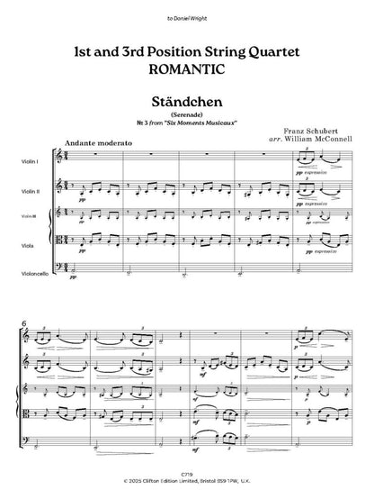 1st & 3rd Position String Quartet: Romantic - Digital Download