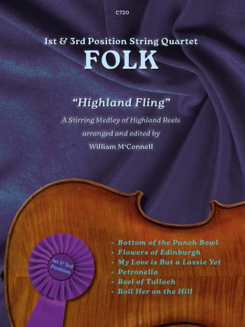 1st & 3rd Position String Quartet: Folk. “Highland Fling” - Digital Download