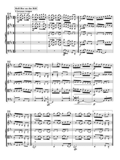 1st & 3rd Position String Quartet: Folk. “Highland Fling” - Digital Download