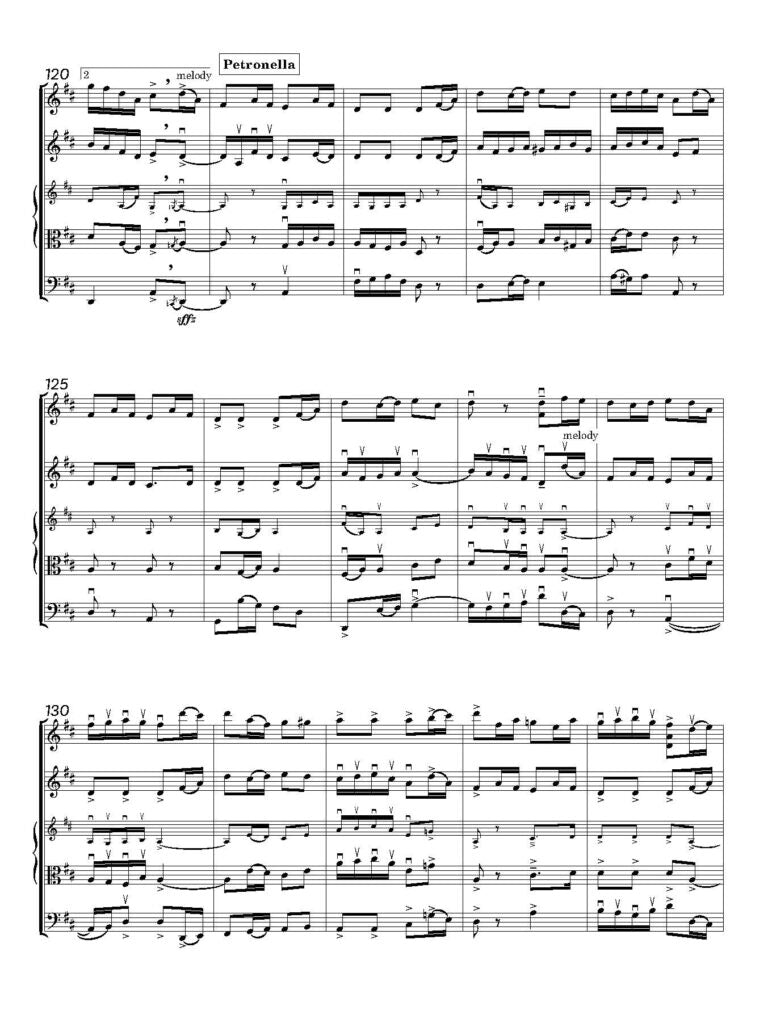 1st & 3rd Position String Quartet: Folk. “Highland Fling” - Digital Download