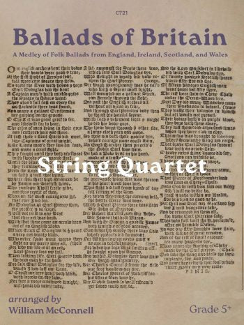 Ballads of Britain for String Quartet:  - Digital Download