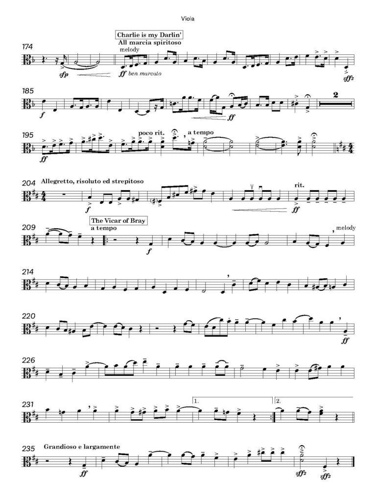 Ballads of Britain for String Quartet:  - Digital Download