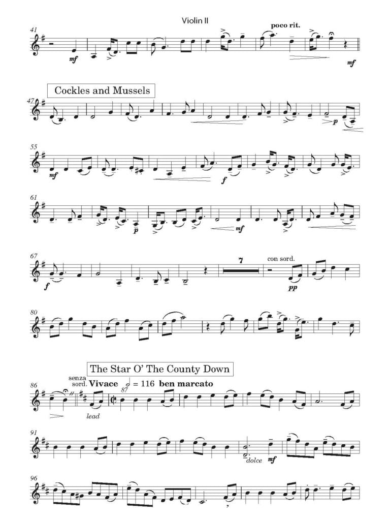 Irish Mist for String Quartet:  - Digital Download