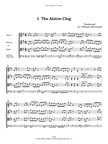 McConnell, William: The Rhythm of the Mills Clog Dances from the Lancashire Cotton Mills: Violin Duet or Violin & Viola Duet - Digital Download