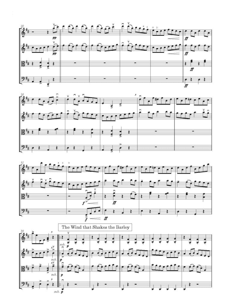 Reel Fiddlin’ Traditional Reels arranged for String Quartet - Digital Download