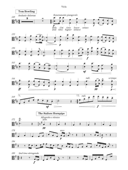 The Ship’s Fiddler Sea Songs and Shanties arranged for String Quartet - Digital Download