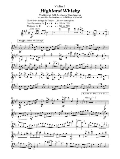 Highland Whisky Reels and Stathspeys for String Quartet - Digital Download