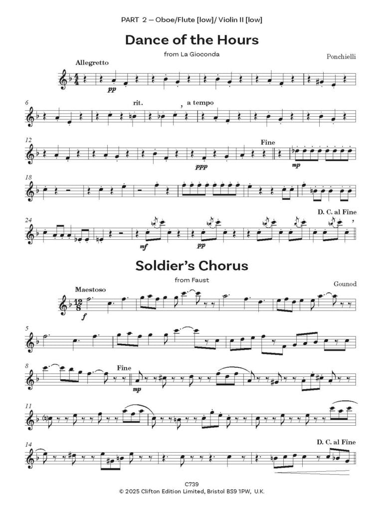 Grand Opera Four Operatic Favourites for flexible ensemble - Digital Download