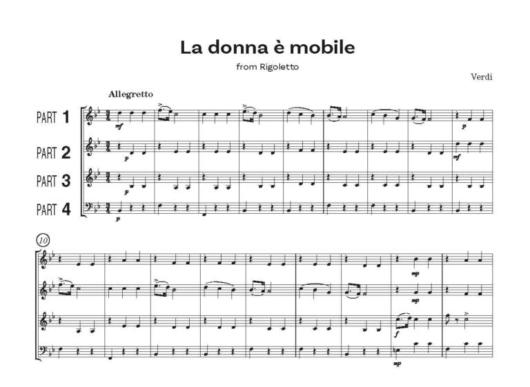 Grand Opera Four Operatic Favourites for flexible ensemble - Digital Download