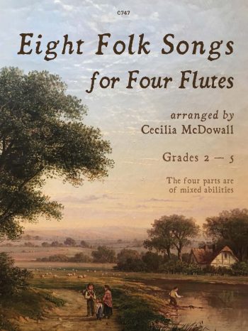 Eight Folk Songs for Four Flutes arr Cecilia McDowall - Digital Download