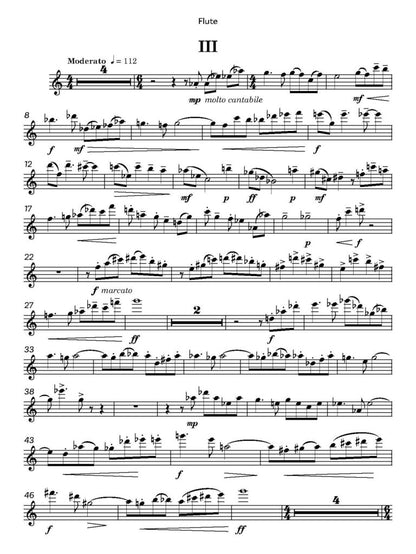 Mackie, Jason  - Sonata for Flute - Digital Download