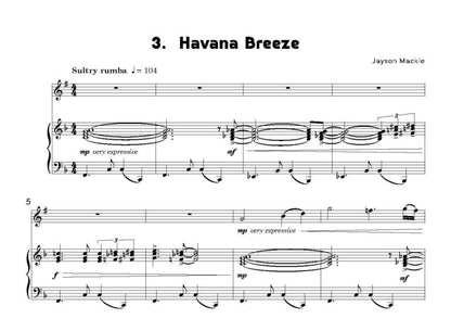 Mackie, Jayson - Latin Quarters for clarinet and piano - (Digital Download)