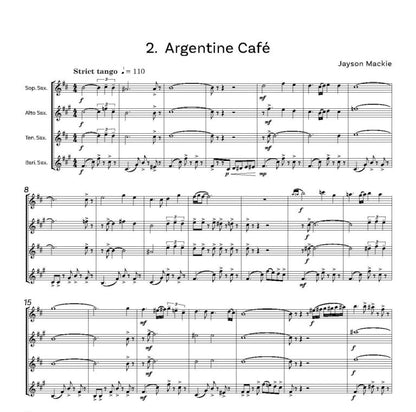 Mackie, Jayson - Sounds Latin for Saxophone Quartet- Digital Download