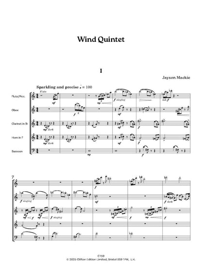 Mackie, Jason - Wind Quintet - Digital Download