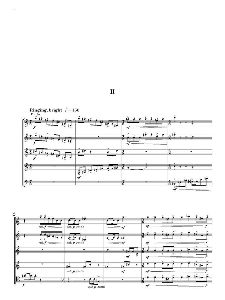 Mackie, Jason - Wind Quintet - Digital Download