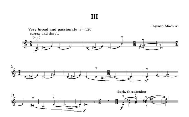 Mackie, Jayson - Partitas for Solo Violin - Digital Download